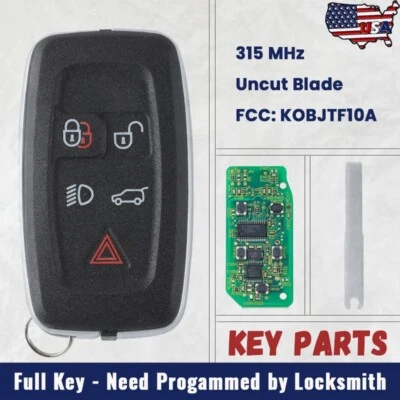 Mando a distancia sin llave para coche 315 MHz para Land Rover Range Rover 2010-2015 KOBJTF10A Foto 1 de 4