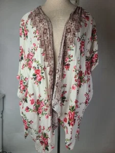 Angie cover up cardigan floral Size Medium - Picture 1 of 4