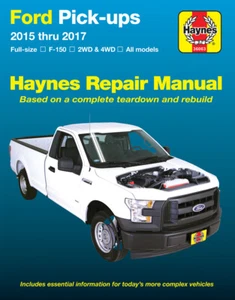 Ford F150 2WD/4WD Full-Size Pick-ups 2015-2017 Haynes Workshop Manual - Picture 1 of 3