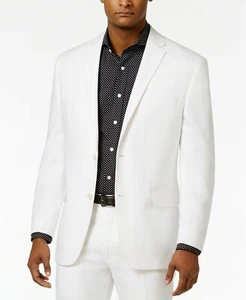 Sean John Men's Classic-Fit White Linen Suit Jacket L84511 Size 48L - Picture 1 of 3