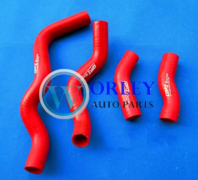 Red Hose KLX250 1993-2010 KLX250S 2006-2014 for Kawasaki Radiator Silicone - Image 1 of 4