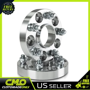 2pc 25mm (1") Forged Adapters 5x115 to 5x114.3 (Hub to Wheel) 12x1.5 Lugs 70.3cb - Photo 1 sur 8