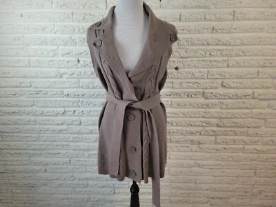 Suéter Liz Lange Target Maternidad Mujer XL Cárdigan Cuello Gris Tejido con Cable Foto 1 de 4