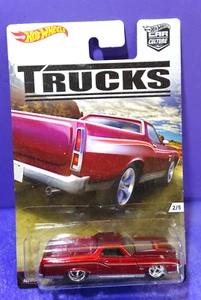 2016 HOT WHEELS CAR CULTURE - TRUCKS - '72 FORD RANCHERO in Red. 2/5. - Picture 1 of 8
