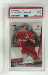 2019-20 Topps Finest UEFA UCL #91 Erling Haaland Salzburg Rookie - Picture 1 of 2