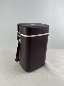 Vintage Zojirushi Japanese Lunchbox Thermos Container Brown With Strap