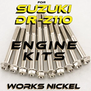 Kit de pernos de motor de níquel funciona para Suzuki DRZ110 | ¡Hardware para tu reconstrucción! - Imagen 1 de 10
