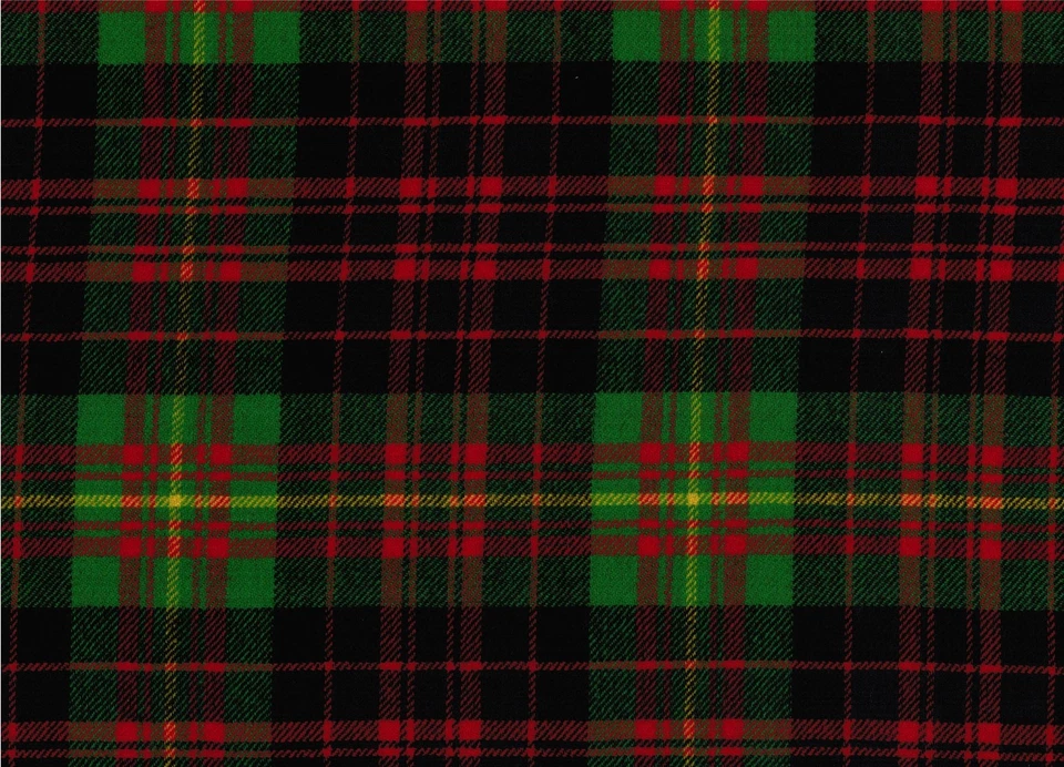 CarnegieTartan Fabric 100% Pure Wool Made in Scotland 10oz Lightweight Cloth - Image 1 of 1