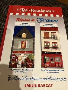Kreuzstich-Heft „Regions de France“ v. Emilie Barcat Val de Loire, Rhone Alpes - Bild 1 von 2