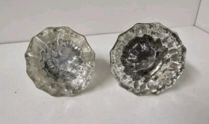 Vintage Architectural Salvage 2 Glass Knobs  ( A) - Picture 1 of 2