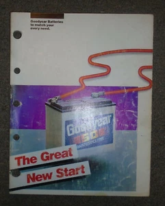 Goodyear Tire & Rubber Co. The Great New Start battery catalog 1982 - Picture 1 of 7
