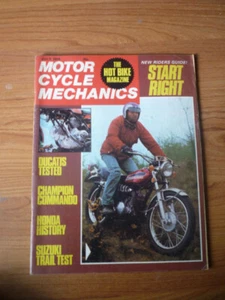 MOTOR CYCLE MECHANICS JULY 1974 DUCATI SINGLE TEST BSA B25 REBUILD FREEPOST - Picture 1 of 5