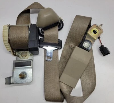 Conjunto retractor cinturón seguridad Ford F150 2004-2008 bronceado pasajero delantero derecho OEM Foto 1 de 4