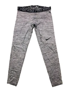 Nike Pro Compression Tights Men 2XL Gray Gym Training Sports - Imagen 1 de 8