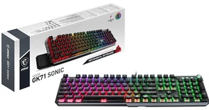 MSI Vigor GK71 Sonic Mechanical Gaming Keyboard USB Black - Picture 1 of 2