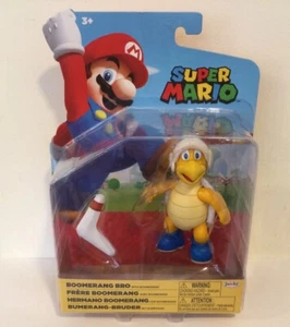 Super Mario 4” Figure Boomerang Bro with Boomerang Jakks Nintendo BRAND NEW - Picture 1 of 5
