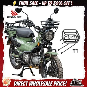 WOLFLINE Front Basket For Honda Trail 125 CT Hunter Cub Lugguage Rack Carrier - Picture 1 of 14