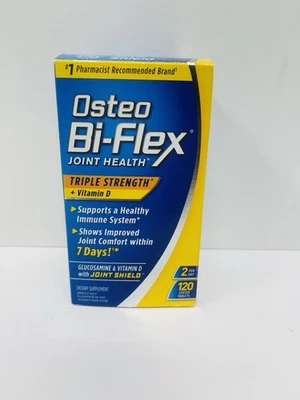 OSTEO BI-FLEX Salud Articular Triple Fuerza Vitamina D 120 Comprimidos EXP 12/25  Foto 1 de 4