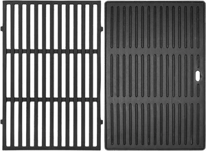 7638 17.5" Cast Iron Griddle & Grate Replacement for Weber Spirit 300 Series - Picture 1 of 6