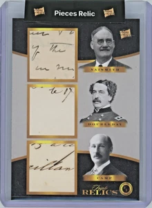2023 Founders Triple Relic #96 Naismith Doubleday Camp Pieces of the Past - Bild 1 von 2