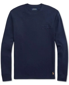 Polo Ralph Lauren Herren Gr. L Navy Embossed Waffle Knit Thermo Shirt - Bild 1 von 3