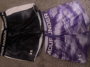 Under Armour Girls' Youth Small Shorts - Picture 1 of 3