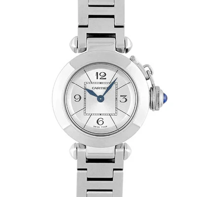 Reloj Cartier Miss Pasha 27 mm SS esfera plateada grado B envío gratuito Foto 1 de 4
