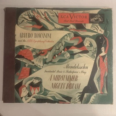 Arturo Toscanini, 78 rpm Album(4), V+, A Midsummers Night's Dream, DM-1280 - Image 1 of 4