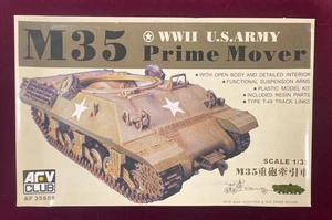 M35 Prime Mover WWII US Army - 1/35 Scale AFV Club Unassembled Kit#35S08 - Picture 1 of 12