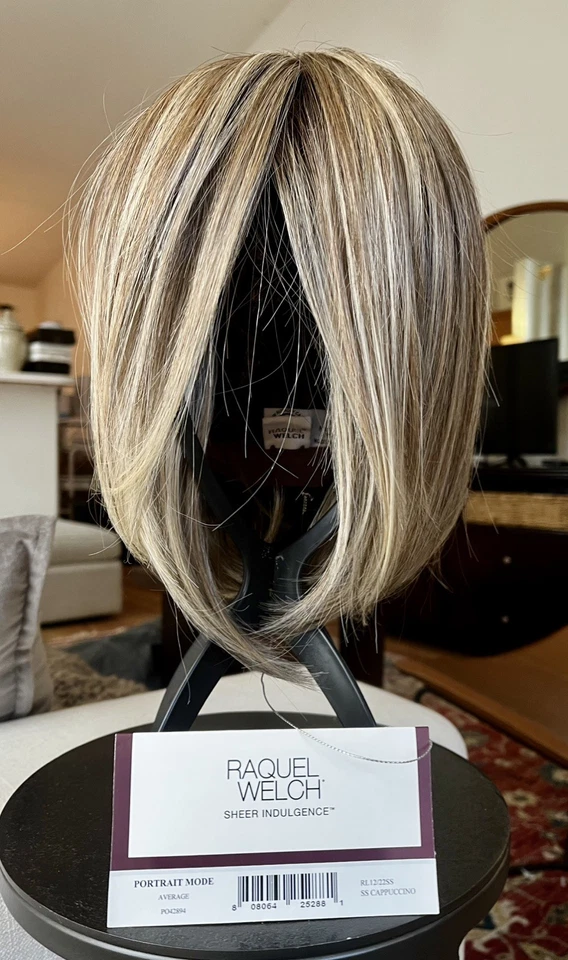 Peluca Raquel Welch Modo Retrato Encaje Sintético Frontal Mono Top/Capuchino Sombreado Foto 1 de 4