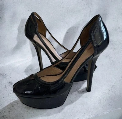 Tacones plataforma charol negro EMPORIO ARMANI talla 37,5 Foto 1 de 4