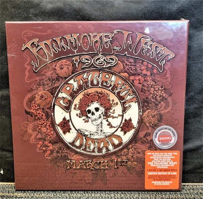 Grateful Dead “Fillmore West March 1st 1969” Limited 3-LP Vinyl Set Sealed Foto 1 de 2