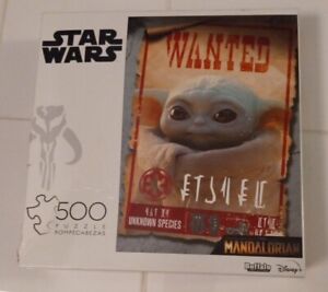 Buffalo 500pc Star Wars Mandalorian THE CHILD WANTED POSTER 21" x 15" Puzzle