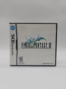 FINAL FANTASY III 3 NINTENDO DS CIB COMPLETE TESTED - Picture 1 of 6