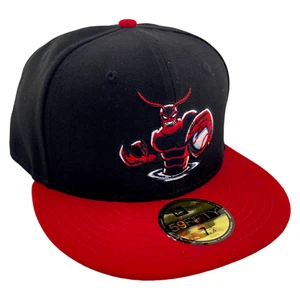 New Era Hickory Crawdads Marvel Pack MiLB Black/Red UV 59FIFTY Fitted Hat - Picture 1 of 7