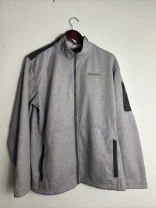 Marmot Mens Large Gray Windstopper Cotton Nylon Polyester - Picture 1 of 20