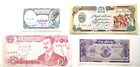 COLLECTION OF 4 DIFFERENT CRISP UNCIRCULATED GENUINE MIDDLE EAST BANKNOTES!