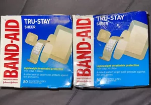 FASCIA-AID Bende Adesive Marca Tru-Stay Trasparente 80 Ct - (Confezione da 2) - Foto 1 di 4