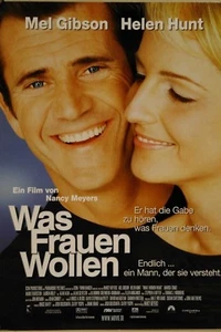 G2056 Kinoplakat - Was Frauen wollen (2000) Mel Gibson, Helen Hunt GEROLLT - Picture 1 of 2