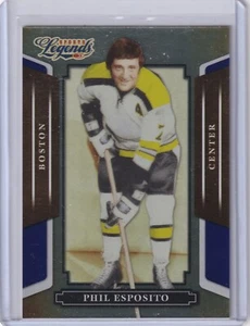 Phil Esposito 2008 Donruss Americana Legends Mirror Blue #91, 007/100 Jersey # - Picture 1 of 2