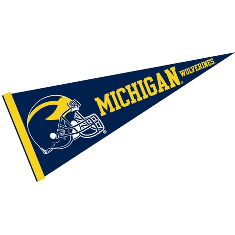 Michigan Team University Wolverines Full Size 12 in X 30 in College Football Cover