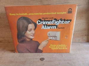 Master Lock Crimefighter Burglar Alarm System Home Security Obsolete Incomplete - Picture 1 of 24