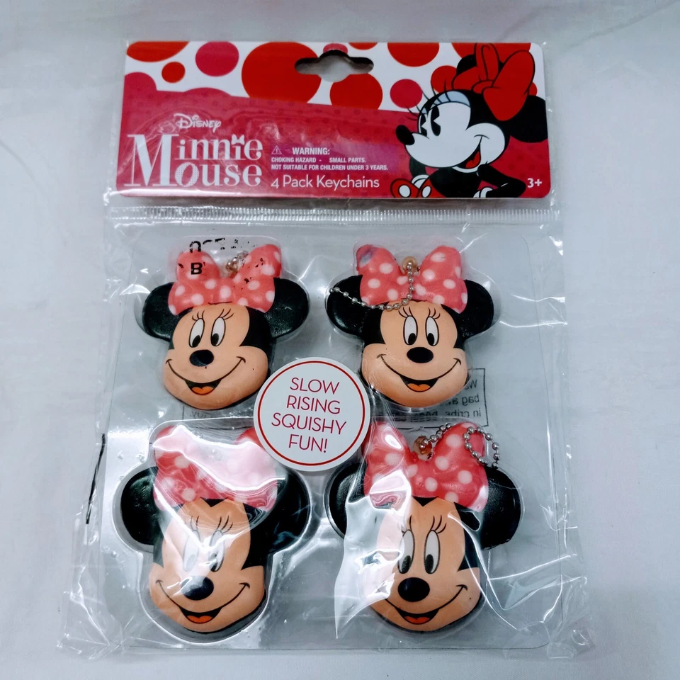 Paquete de 4 llaveros Disney Minnie Mouse edad 3+ Foto 1 de 2