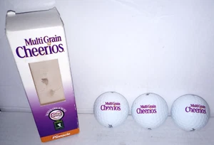 Pelotas de golf Pinnacle Multi Grain Cheerios Logo (caja de 3) promoción LPGA - nuevas con caja - Imagen 1 de 6