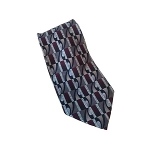 Joseph & Feiss International Geométrico Hecho a Mano 100% Seda Corbata de Hombre EUC - Imagen 1 de 5