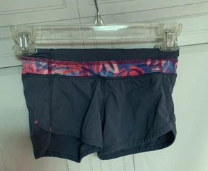 Ivivva Gray Speedy Shorts Sz 6 - Picture 1 of 5