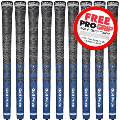 GOLF PRIDE MCC SCHWARZ/BLAU MITTELGRÖSSE GOLFGRIFF / JEDE MENGE / MEHRFACH KAUFEN + KOSTENLOSES GRIFFBAND