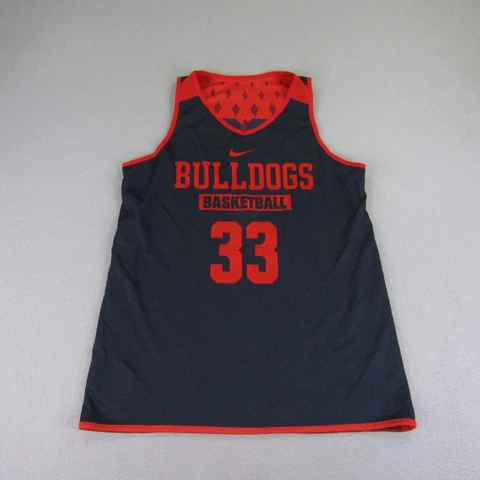 Fresno State Bulldogs Jersey Mens Large Nike Reversible Team Issue Basketball Cover