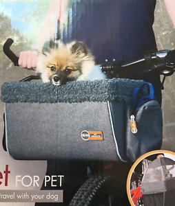 K&H PET PRODUCTS Universal Bike Pet Carrier for Travel, Cat & Dog Bicycle Basket