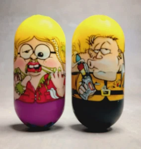 MIGHTY BEANZ SERIE 1 Lote (2) ~ Snotty / Captain / Moose Entertainment @2010 - Imagen 1 de 2